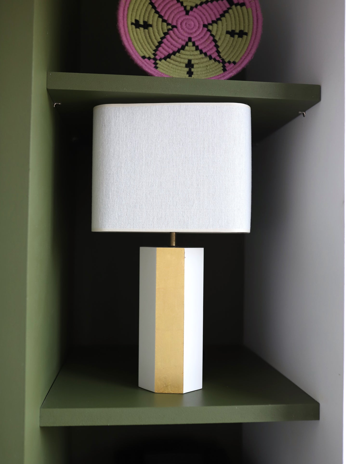 LA LUCO WHITE & YELLOW GOLD LACQUERED FINISH
